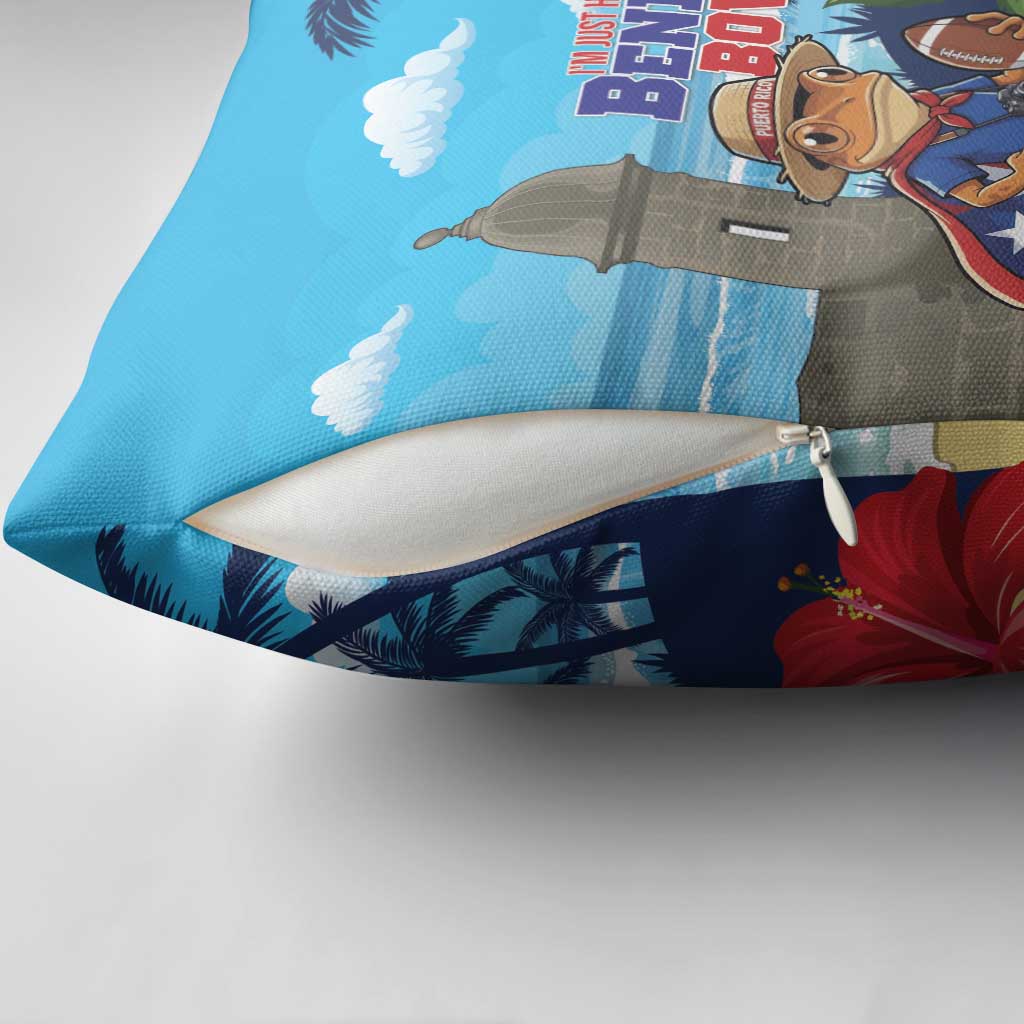 Puerto Rico Coquí Frog Pillow Cover Benito Bowl Halftime Show