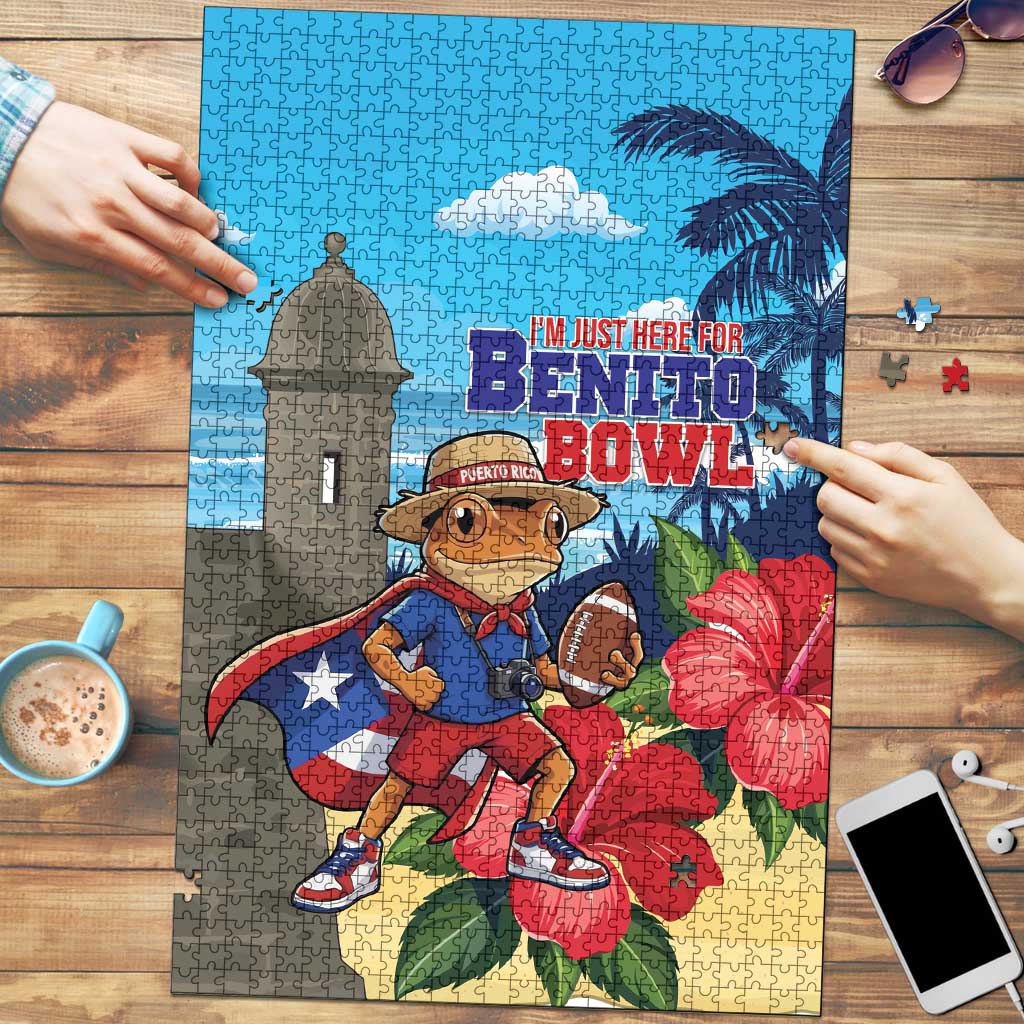 Puerto Rico Coquí Frog Puzzle Benito Bowl Halftime Show