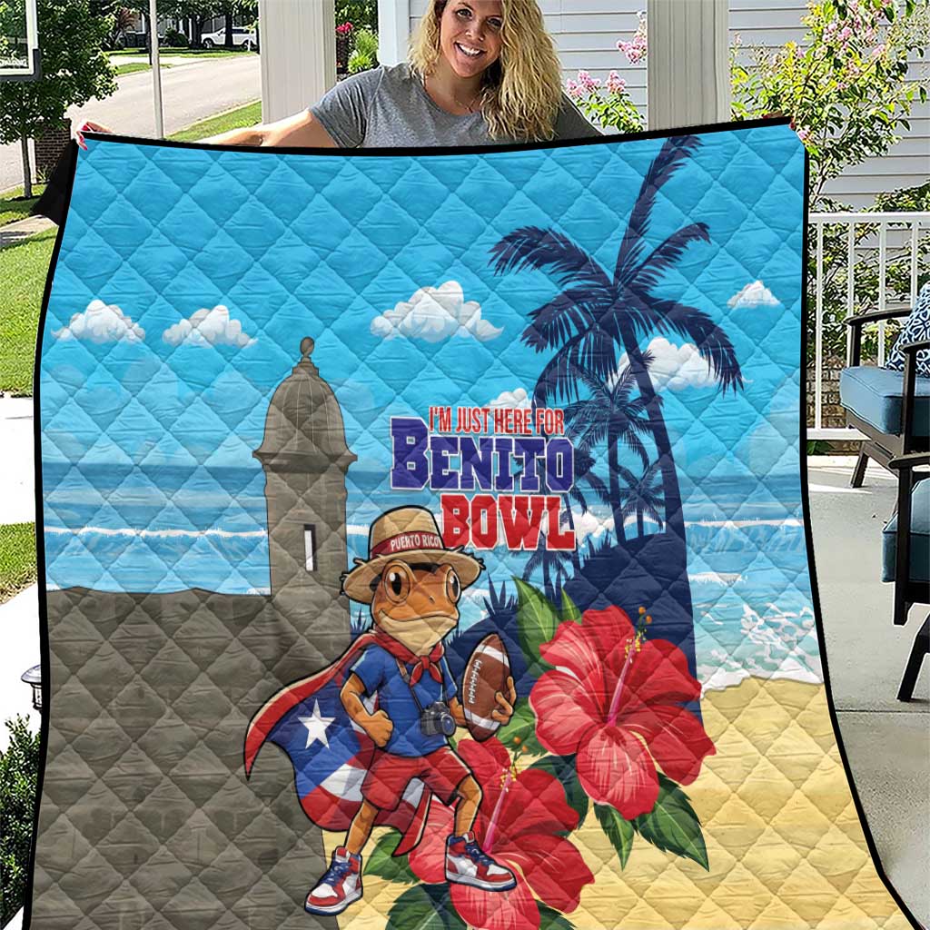 Puerto Rico Coquí Frog Quilt Benito Bowl Halftime Show