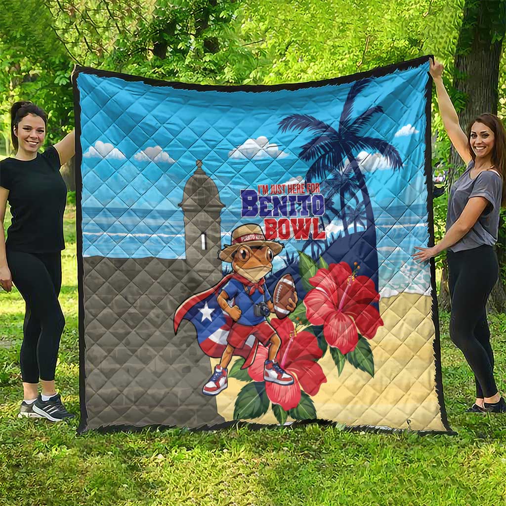 Puerto Rico Coquí Frog Quilt Benito Bowl Halftime Show