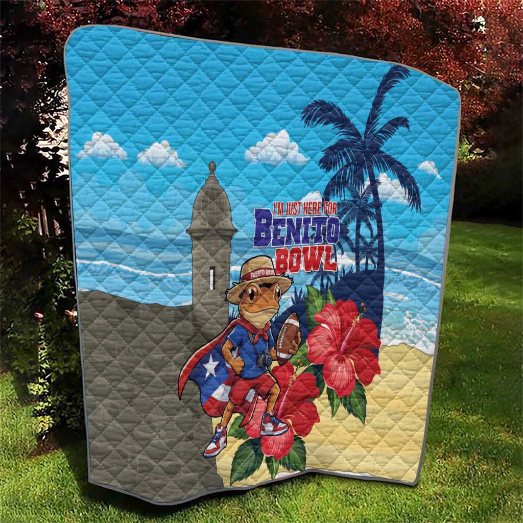 Puerto Rico Coquí Frog Quilt Benito Bowl Halftime Show