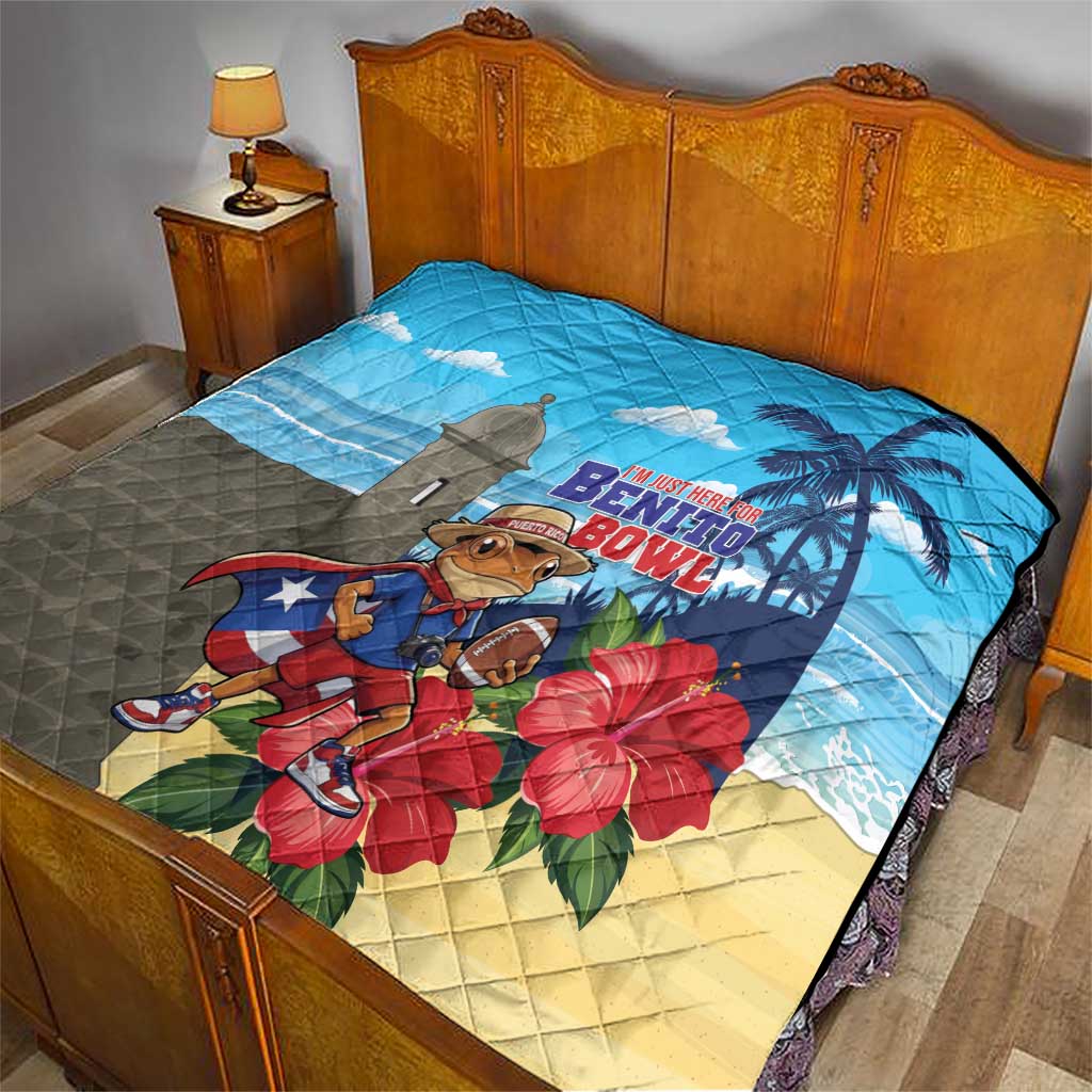 Puerto Rico Coquí Frog Quilt Benito Bowl Halftime Show
