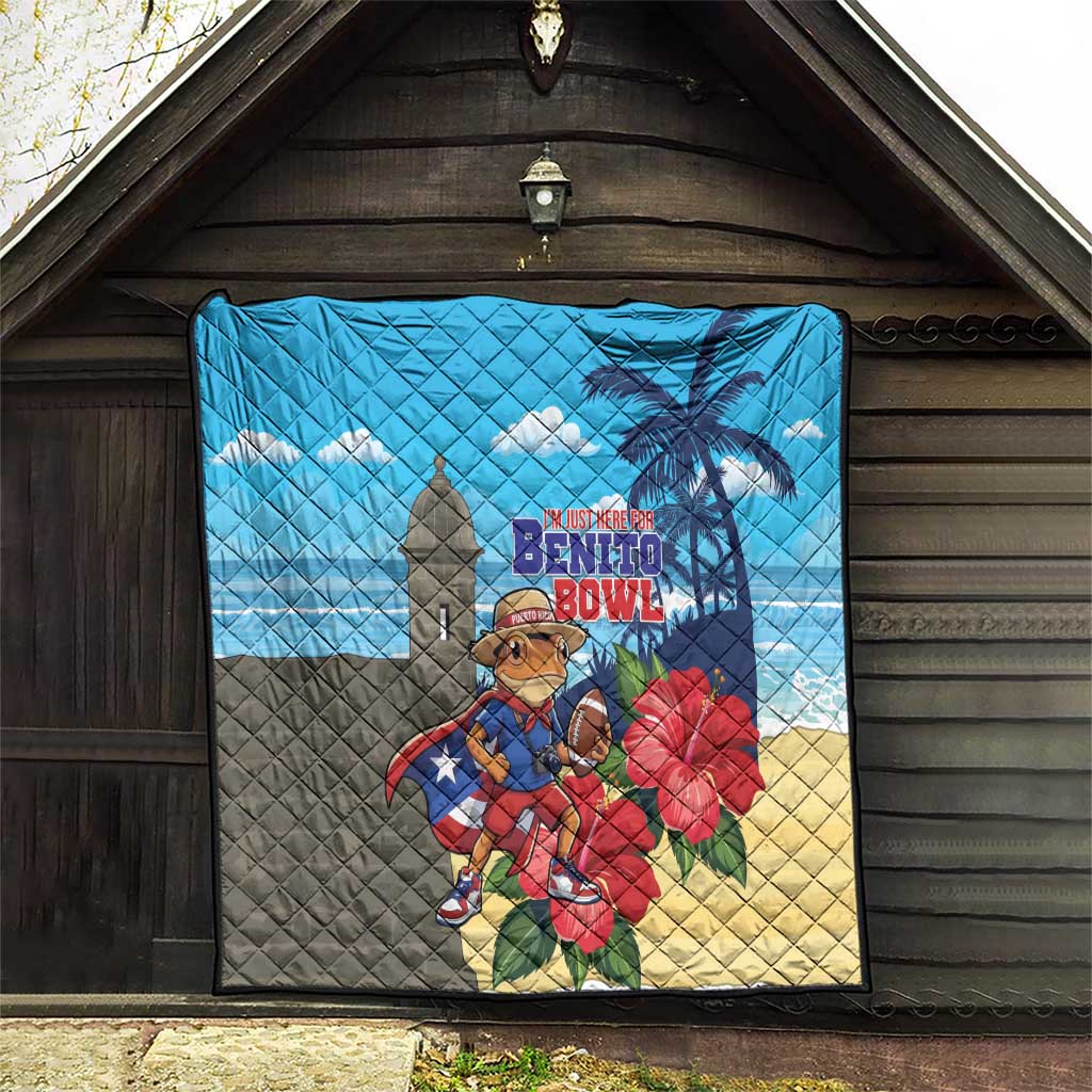 Puerto Rico Coquí Frog Quilt Benito Bowl Halftime Show