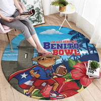 Puerto Rico Coquí Frog Round Carpet Benito Bowl Halftime Show
