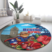 Puerto Rico Coquí Frog Round Carpet Benito Bowl Halftime Show
