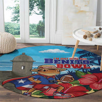 Puerto Rico Coquí Frog Round Carpet Benito Bowl Halftime Show
