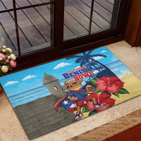 Puerto Rico Coquí Frog Rubber Doormat Benito Bowl Halftime Show