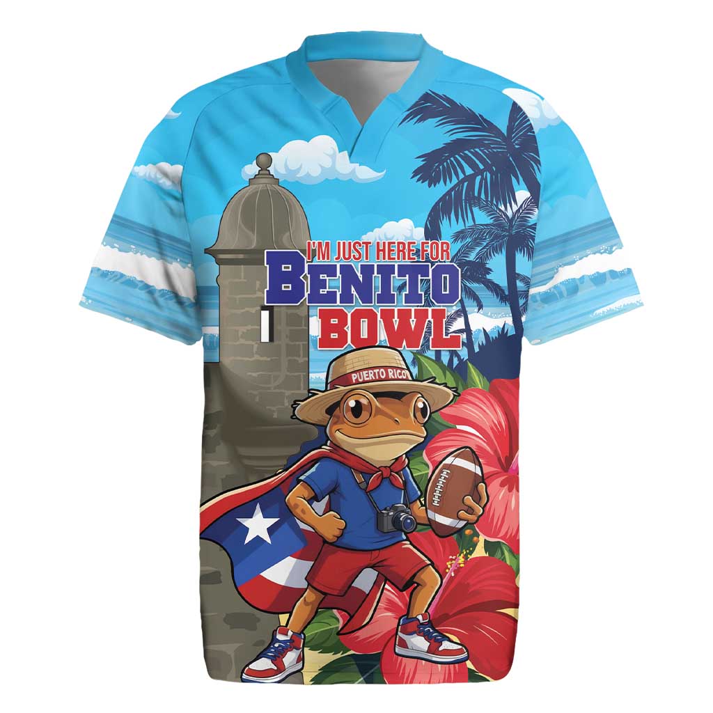 Puerto Rico Coquí Frog Rugby Jersey Benito Bowl Halftime Show