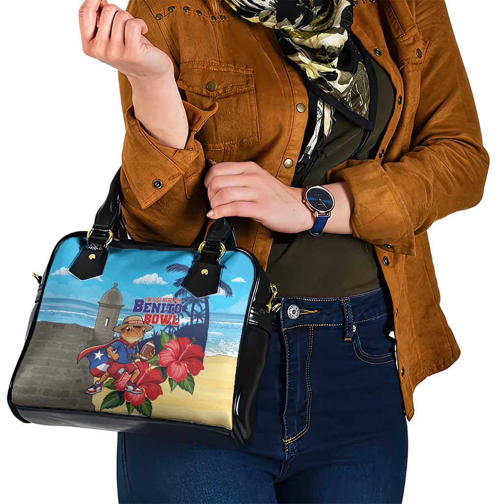 Puerto Rico Coquí Frog Shoulder Handbag Benito Bowl Halftime Show