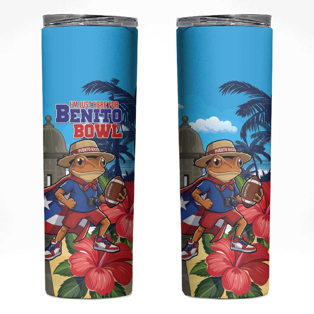 Puerto Rico Coquí Frog Skinny Tumbler Benito Bowl Halftime Show