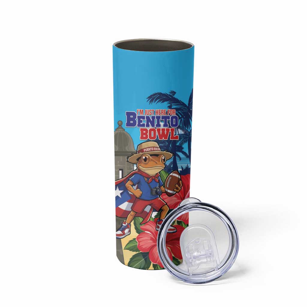 Puerto Rico Coquí Frog Skinny Tumbler Benito Bowl Halftime Show