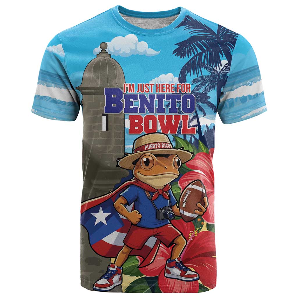 Puerto Rico Coquí Frog T Shirt Benito Bowl Halftime Show