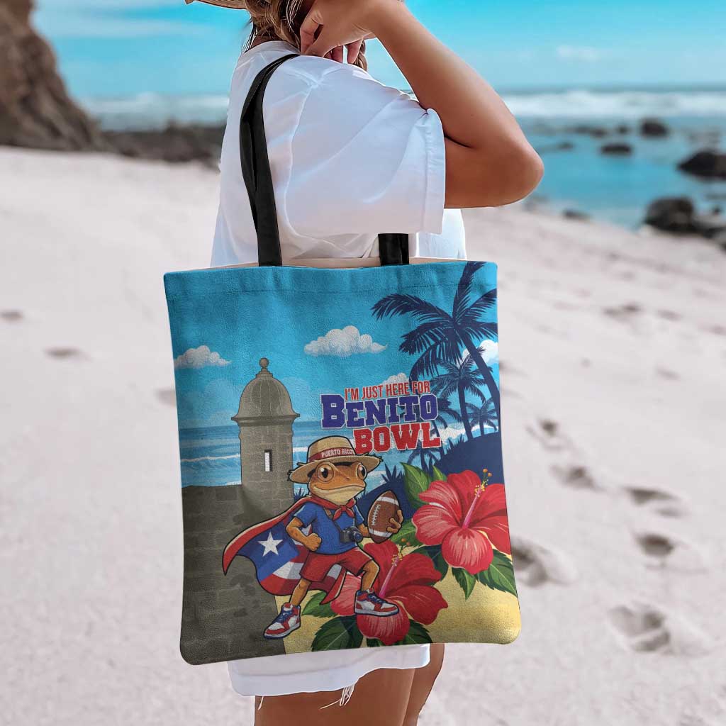 Puerto Rico Coquí Frog Tote Bag Benito Bowl Halftime Show