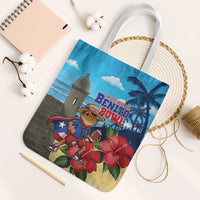 Puerto Rico Coquí Frog Tote Bag Benito Bowl Halftime Show