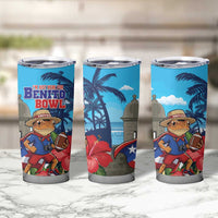 Puerto Rico Coquí Frog Tumbler Cup Benito Bowl Halftime Show