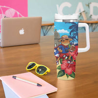Puerto Rico Coquí Frog Tumbler With Handle Benito Bowl Halftime Show
