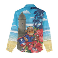 Puerto Rico Coquí Frog Women Casual Shirt Benito Bowl Halftime Show