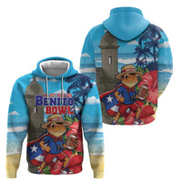 Puerto Rico Coquí Frog Zip Hoodie Benito Bowl Halftime Show