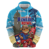 Puerto Rico Coquí Frog Zip Hoodie Benito Bowl Halftime Show