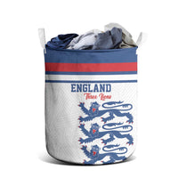 England Three Lions Laundry Basket Vintage Stripe Football Fan