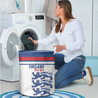 England Three Lions Laundry Basket Vintage Stripe Football Fan
