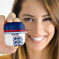 England Three Lions AirPods Case Vintage Stripe Football Fan