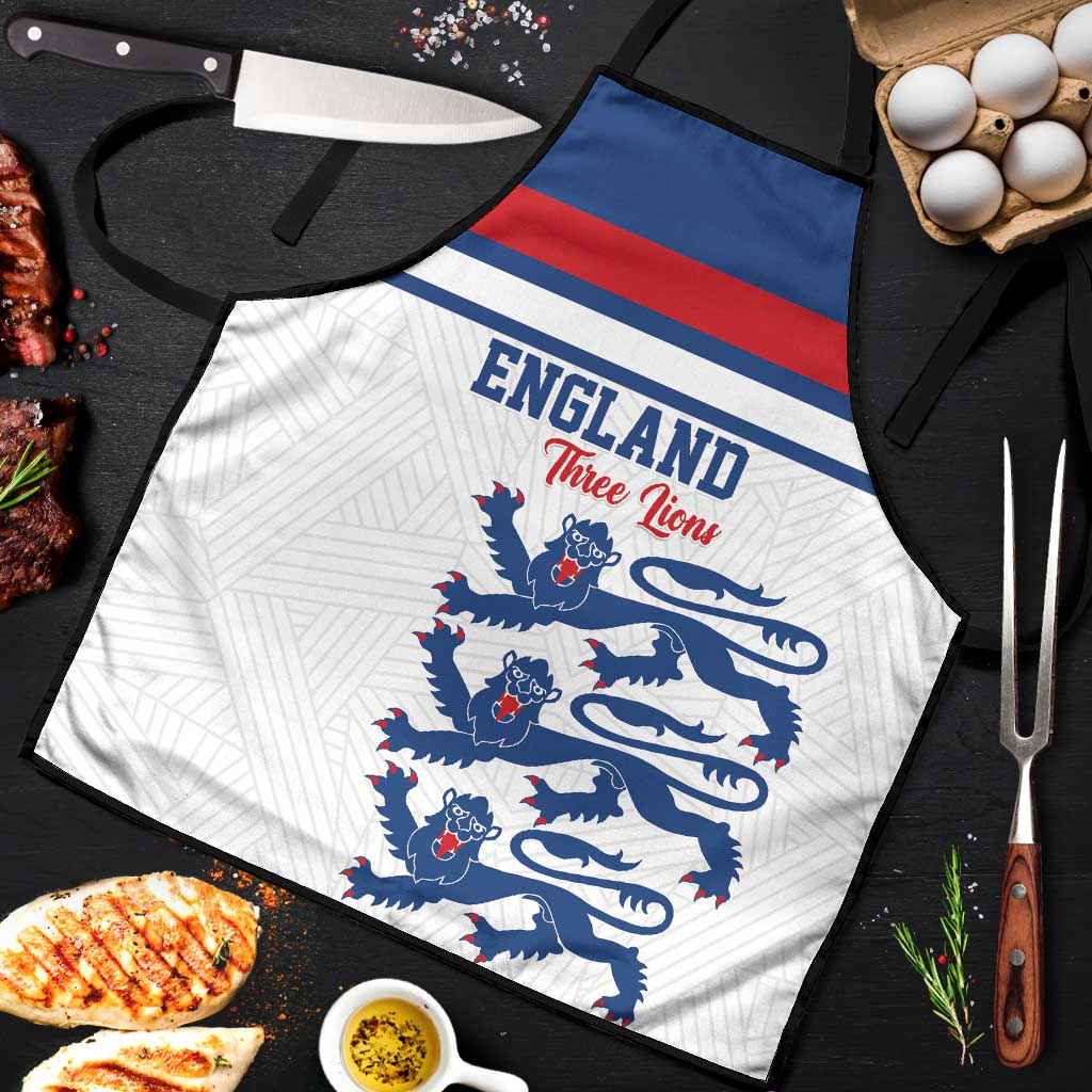 England Three Lions Apron Vintage Stripe Football Fan