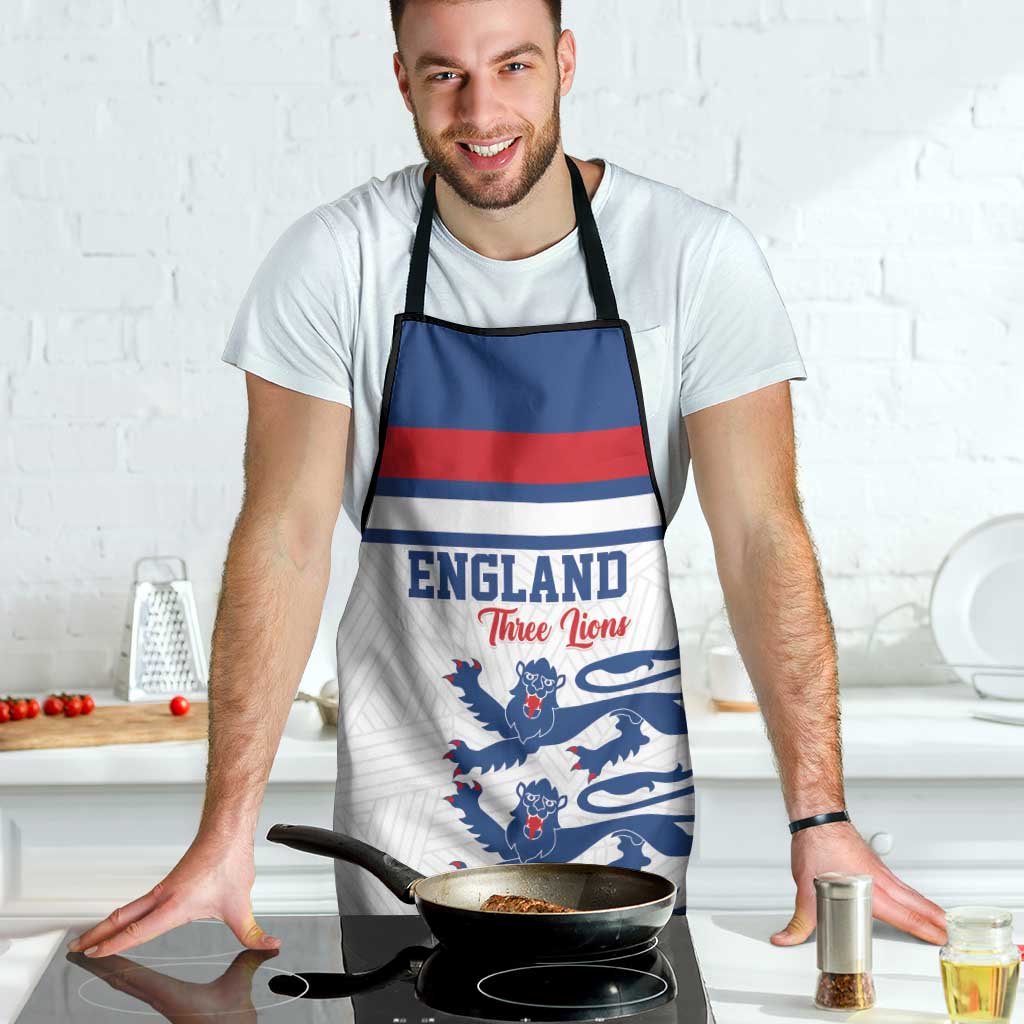 England Three Lions Apron Vintage Stripe Football Fan