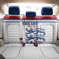 England Three Lions Back Car Seat Cover Vintage Stripe Football Fan