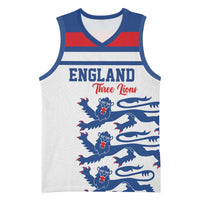 Custom England Three Lions Basketball Jersey Vintage Stripe Football Fan