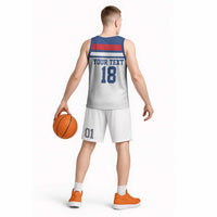 Custom England Three Lions Basketball Jersey Vintage Stripe Football Fan