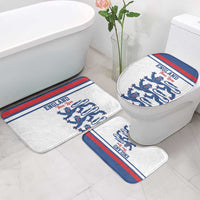 England Three Lions Bathroom Set Vintage Stripe Football Fan