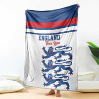 England Three Lions Blanket Vintage Stripe Football Fan