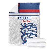 England Three Lions Blanket Vintage Stripe Football Fan