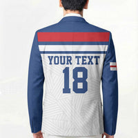 Custom England Three Lions Blazer Vintage Stripe Football Fan