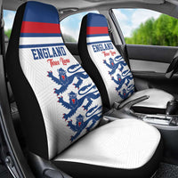 England Three Lions Car Seat Cover Vintage Stripe Football Fan