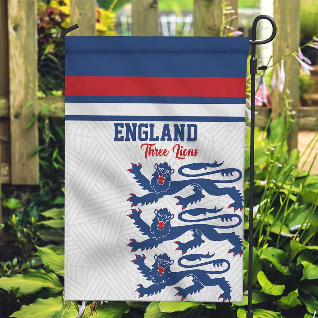 England Three Lions Garden Flag Vintage Stripe Football Fan