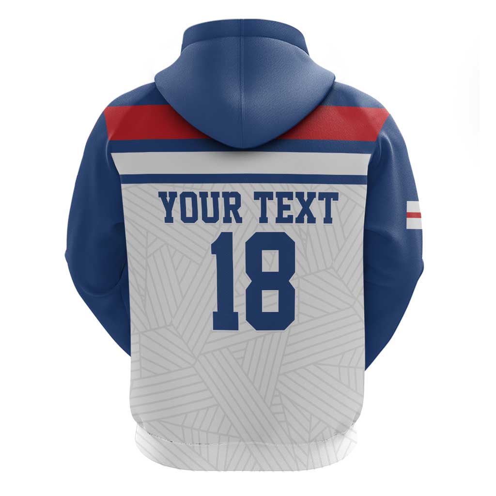 Custom England Three Lions Hoodie Vintage Stripe Football Fan
