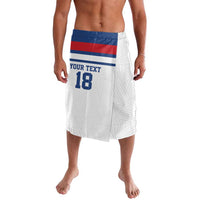 Custom England Three Lions Lavalava Vintage Stripe Football Fan