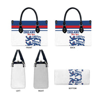 England Three Lions Leather Bag Vintage Stripe Football Fan