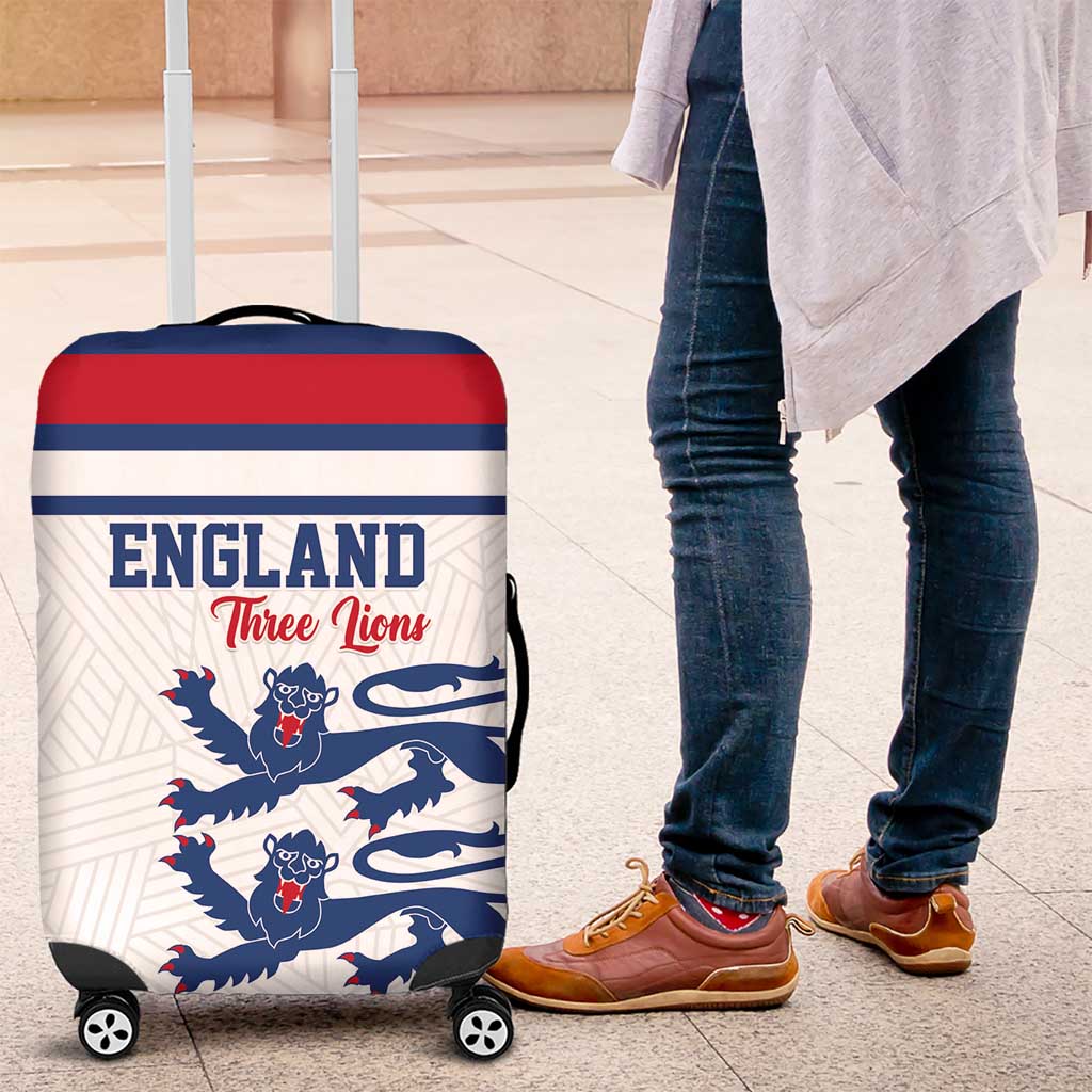 England Three Lions Luggage Cover Vintage Stripe Football Fan