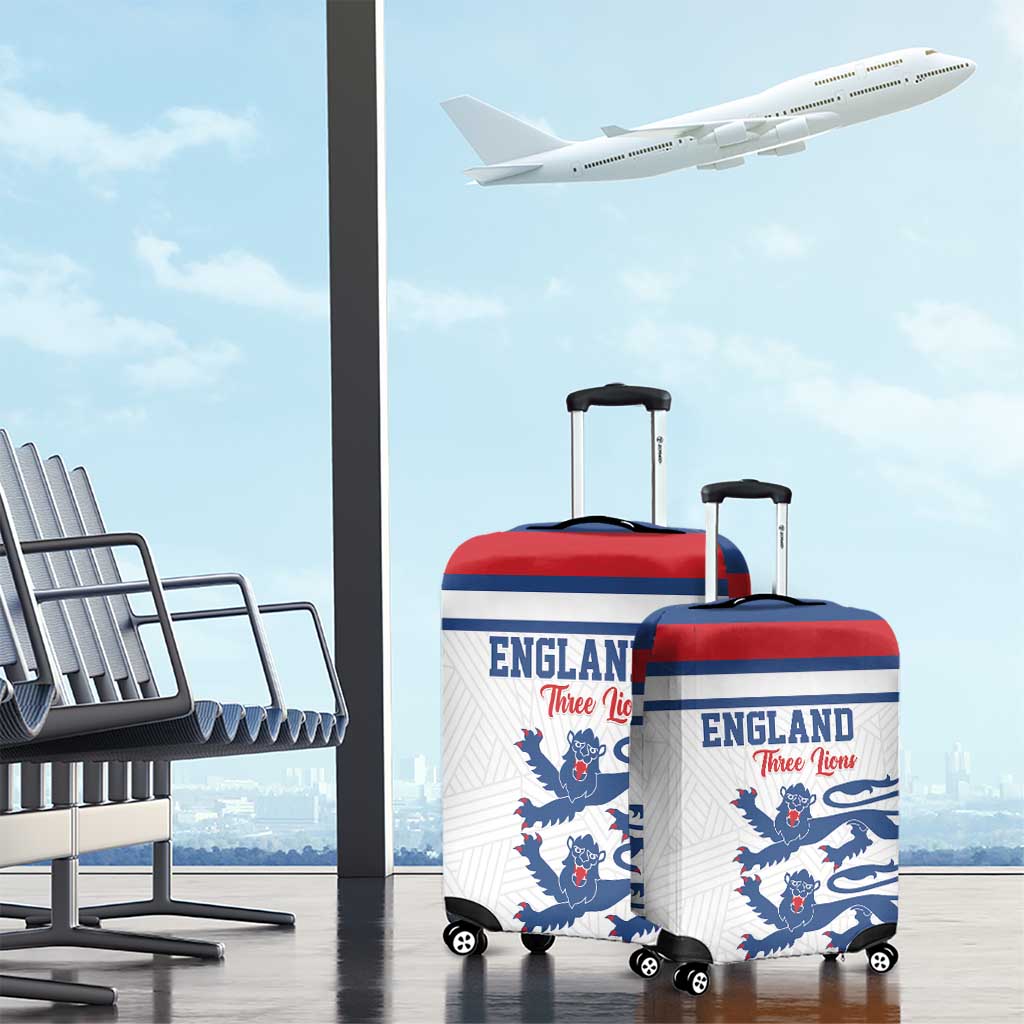 England Three Lions Luggage Cover Vintage Stripe Football Fan