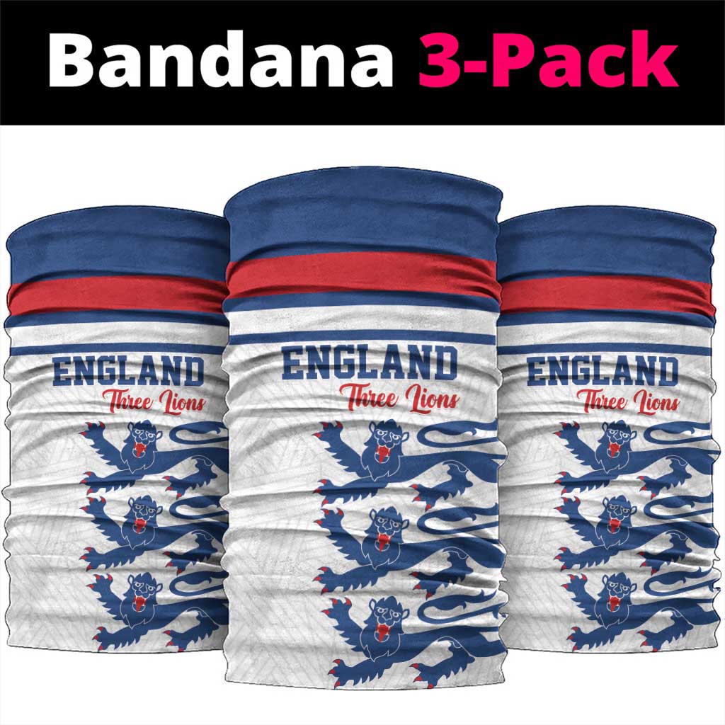 England Three Lions Neck Gaiter Vintage Stripe Football Fan