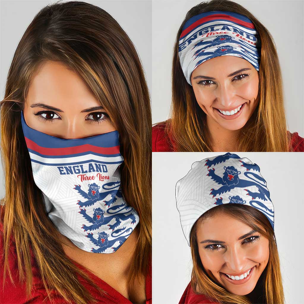 England Three Lions Neck Gaiter Vintage Stripe Football Fan