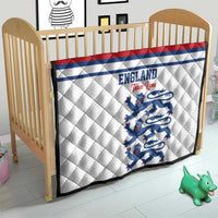 England Three Lions Quilt Vintage Stripe Football Fan