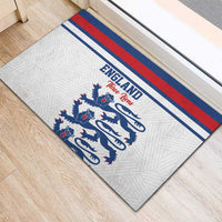 England Three Lions Rubber Doormat Vintage Stripe Football Fan