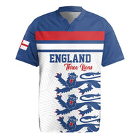 Custom England Three Lions Rugby Jersey Vintage Stripe Football Fan