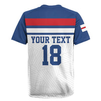 Custom England Three Lions Rugby Jersey Vintage Stripe Football Fan