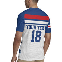 Custom England Three Lions Rugby Jersey Vintage Stripe Football Fan