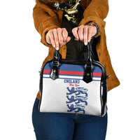 England Three Lions Shoulder Handbag Vintage Stripe Football Fan